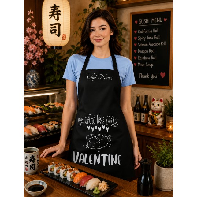 Sushi ist mein Valentine Schürze (Von Creator hochgeladen)