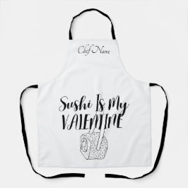 Sushi ist mein Valentine, Sushi Schürze