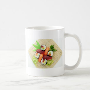 Sushi Japanisch Köstliches asiatisches Food Yummy Kaffeetasse