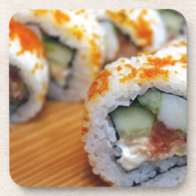 Sushi Japanisch Köstliches asiatisches Food Yummy Untersetzer (Vorderseite)