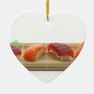 Sushi Japanisch Lecker Asiatisches Essen Lecker Keramikornament