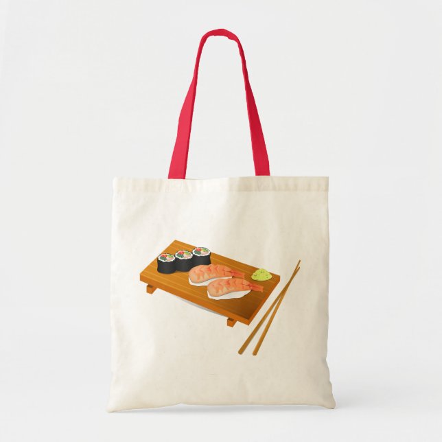 Sushi japanische Kunst Tragetasche (Vorne)