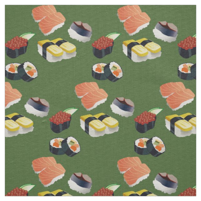 Sushi-japanisches Nahrungsmittel Stoff (Muster)