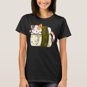 Sushi Katze Neko Japanisch T-Shirt