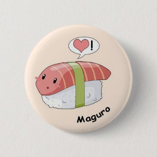Sushi kawaii button