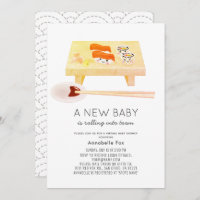 Sushi Kawaii Virtual Baby Shower