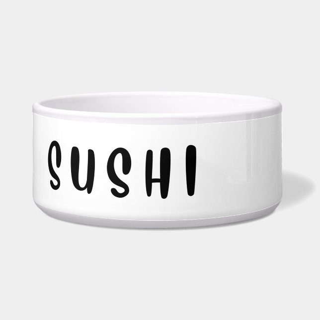 Sushi - Keramik-Essgeschüssel für Haustiere Napf (Vorderseite)