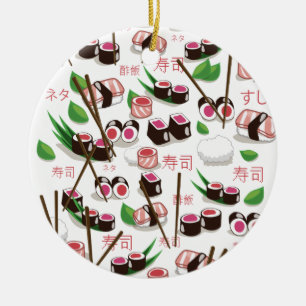 Sushi Keramik Ornament