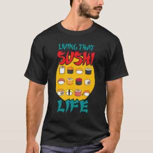 Sushi leckeres Instafood Dinner asianfood sashimi T-Shirt