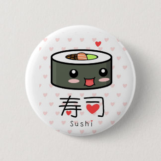 Sushi-Liebe-Button Button