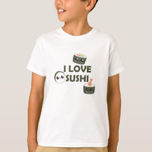 Sushi Liebe Niedlich Cawaii Food Favorite Food T-Shirt