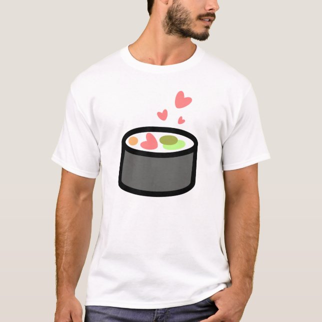 Sushi-Liebe T-Shirt (Vorderseite)