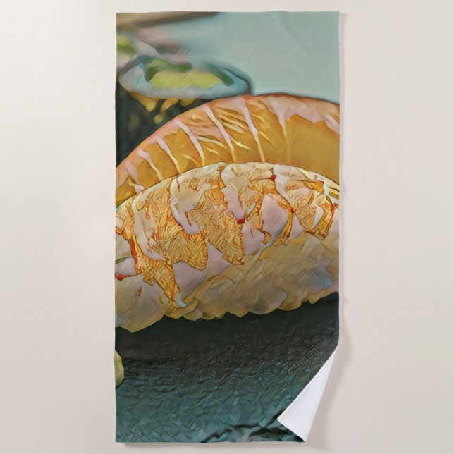 Sushi-Liebesgeschenk Strandtuch (Vorderseite)