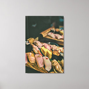 Sushi-Liebhaber asiatischer Küche Leinwanddruck
