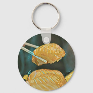 Sushi-Liebhaber asiatischer Küche Schlüsselanhänger