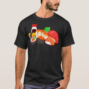 Sushi Lover Feinschmecker Japanisch asiatisch Food T-Shirt
