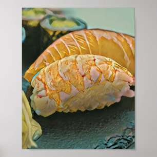 Sushi lover gift poster