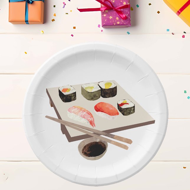 Sushi Lover Party Pappteller (Von Creator hochgeladen)