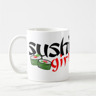 Sushi-Mädchen-Tasse Kaffeetasse