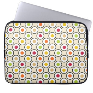 Sushi Maki Polka Dots Laptopschutzhülle