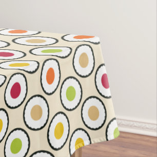 Sushi Maki Polka Dots Tischdecke