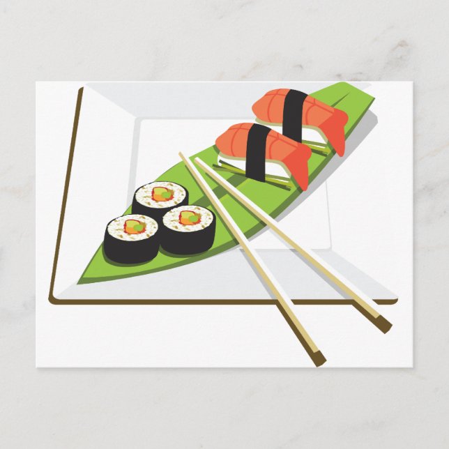 Sushi Meal Postkarte (Vorderseite)