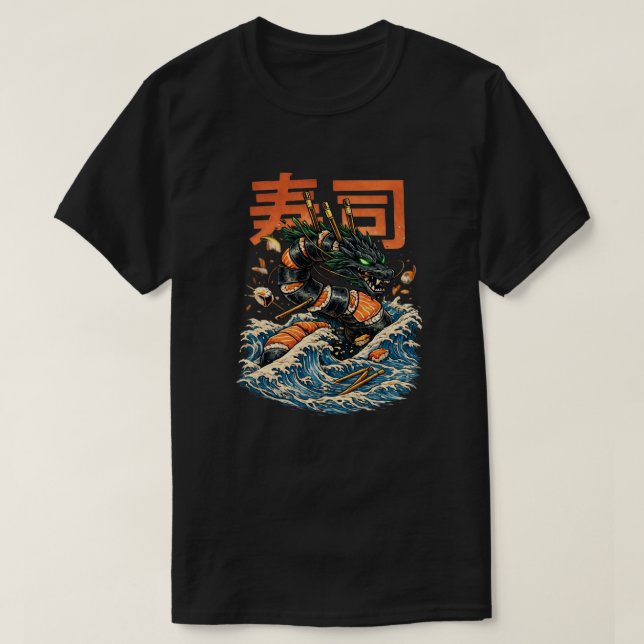 SUSHI-MEERESDRACHE T-Shirt (Design vorne)