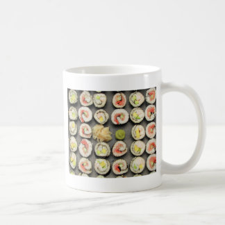 Sushi mit Wasabi und Ginger Kaffeetasse