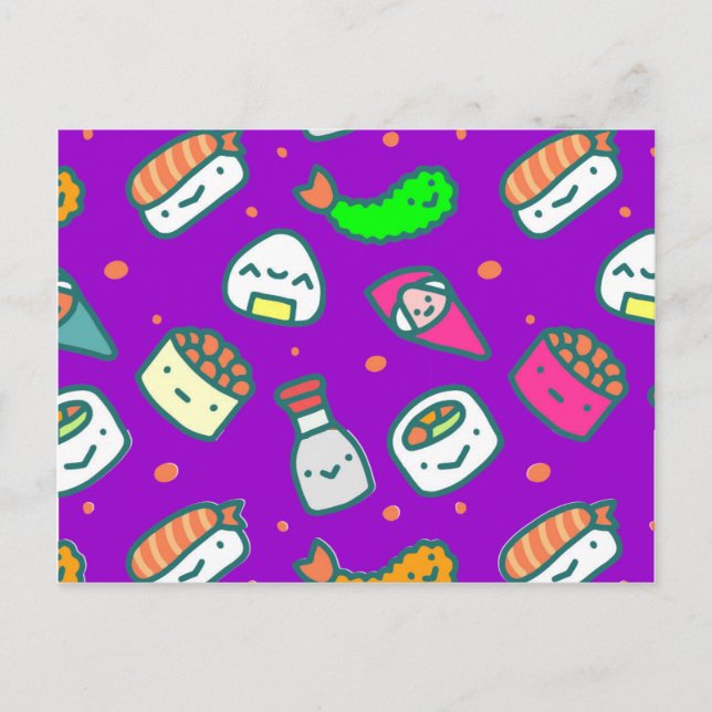 Sushi Moki Postkarte (Vorderseite)