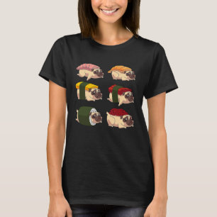 Sushi Mops Männer Frauen Cool Sushi Haustier Feins T-Shirt