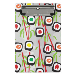 Sushi-Muster Mini Klemmbrett