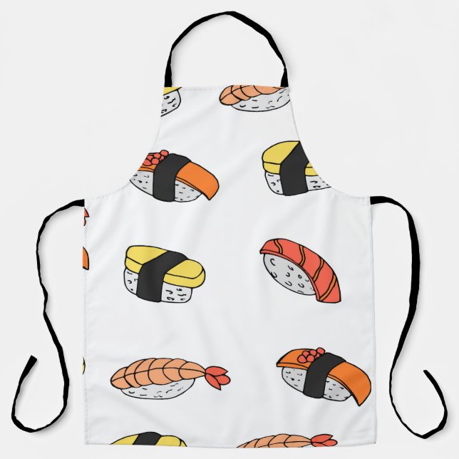 Sushi-Muster Schürze (Vorderseite)