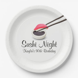 Sushi Night Party Paper Teller