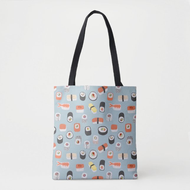 Sushi Nigiri Maki Roll Japan Food Art Tote Bag Tasche (Vorderseite)