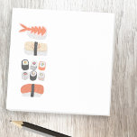 Sushi Nigiri Maki Roll Japanisch Art Food Post-it Klebezettel<br><div class="desc">Ein Stapel köstlicher Sushi aus Japan. Das macht Ihre Schreibwaren fabelhafter.</div>