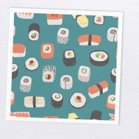 Sushi Nigiri Maki Roll Pattern