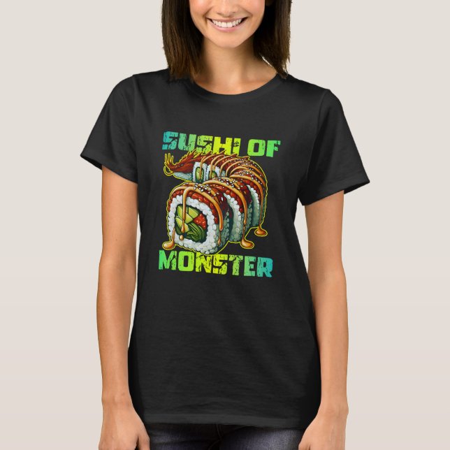 sushi of monster design T-Shirt (Vorderseite)