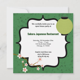 Sushi Open House Einladung