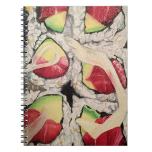 Sushi Painting-Notebook Notizblock