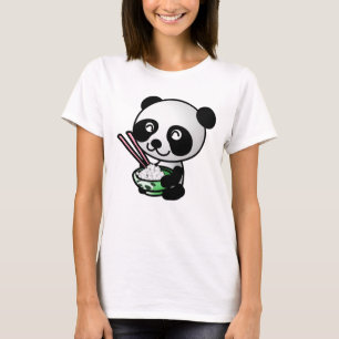 SUSHI PANDA PORTER DES T-SHIRTS FEMMES CUTES
