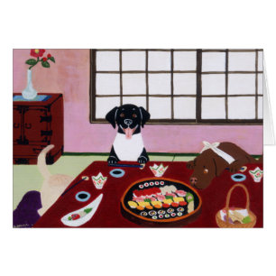 Sushi-Party Labradors