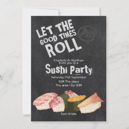 Sushi Party Ließ die Rolle der guten Zeiten japani Einladung