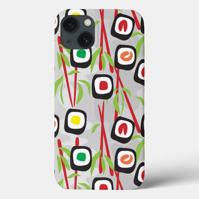 Sushi Pattern Case-Mate iPhone Hülle (Rückseite)