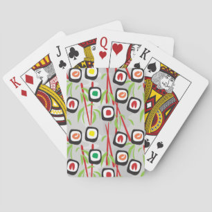 Sushi Pattern Spielkarten