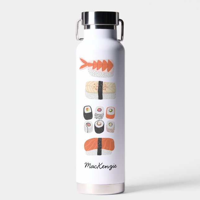 Sushi Personalisiert Trinkflasche (Vorne)
