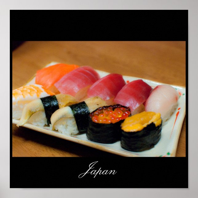 Sushi-Poster in Japan Poster (Vorne)
