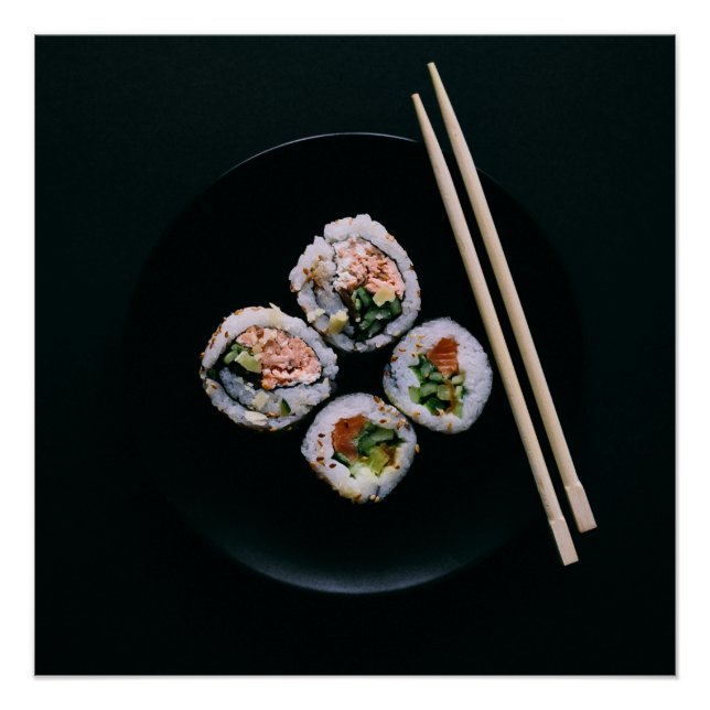 Sushi-Poster Poster (Vorderseite)