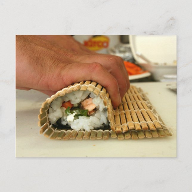 Sushi Postkarte (Vorderseite)