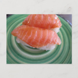 Sushi-Postkarte Postkarte