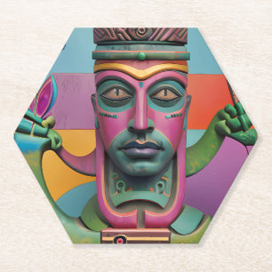 Sushi Radio Tiki Man Untersetzer